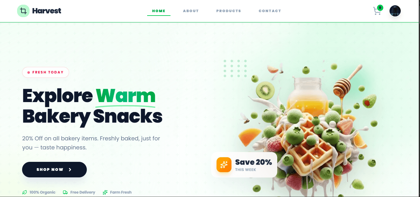 Harvest - Premium Organic E-Commerce Platform
