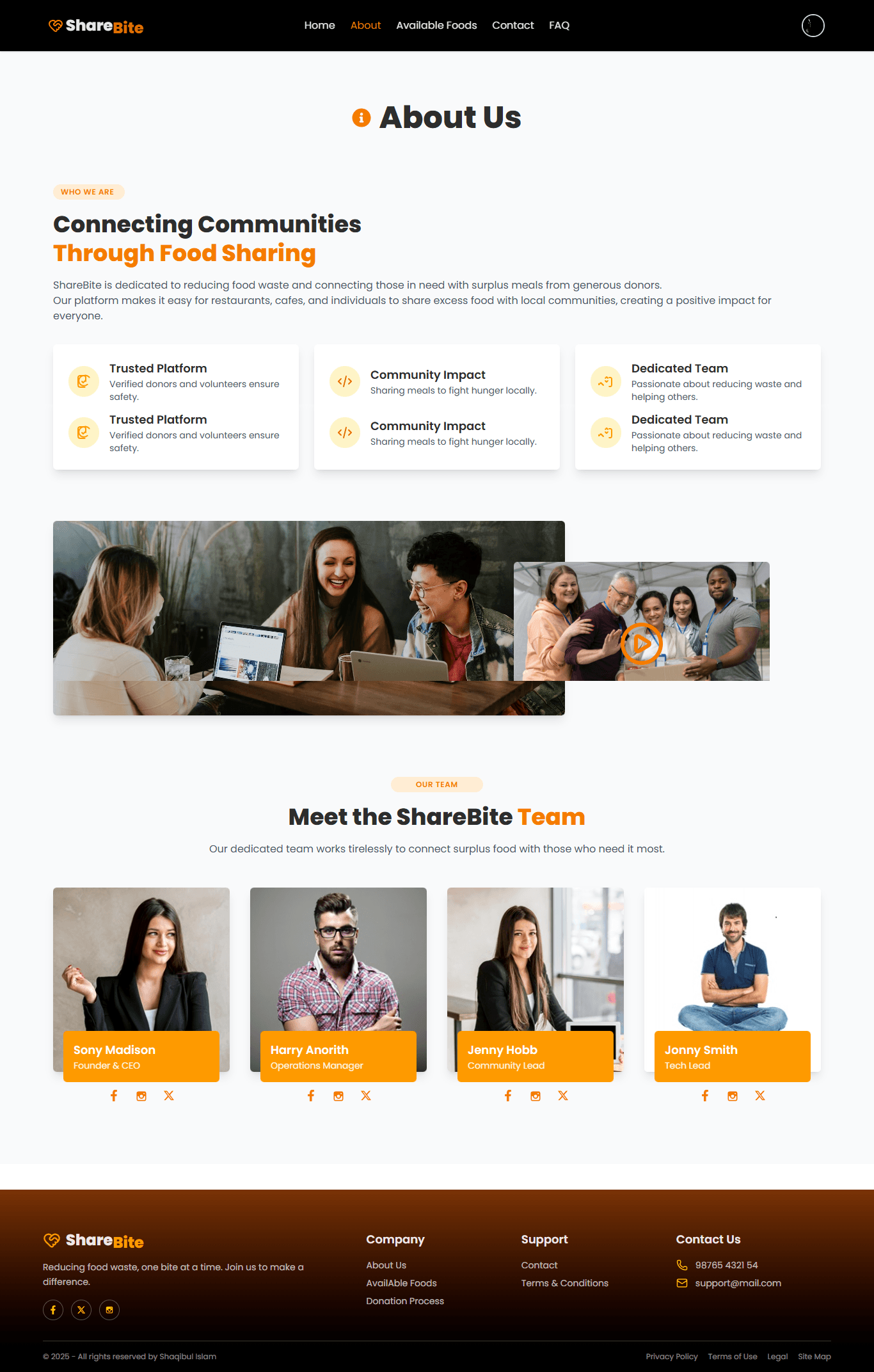 ShareBite - Full Stack Platform for Community Food Sharing screenshot 3