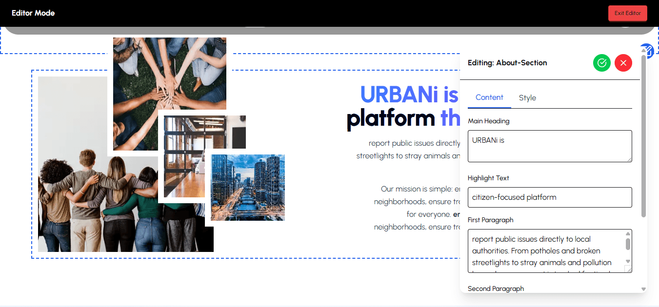 URBANi - Full Stack Platform for Managing Public Infrastructure Issues screenshot 4