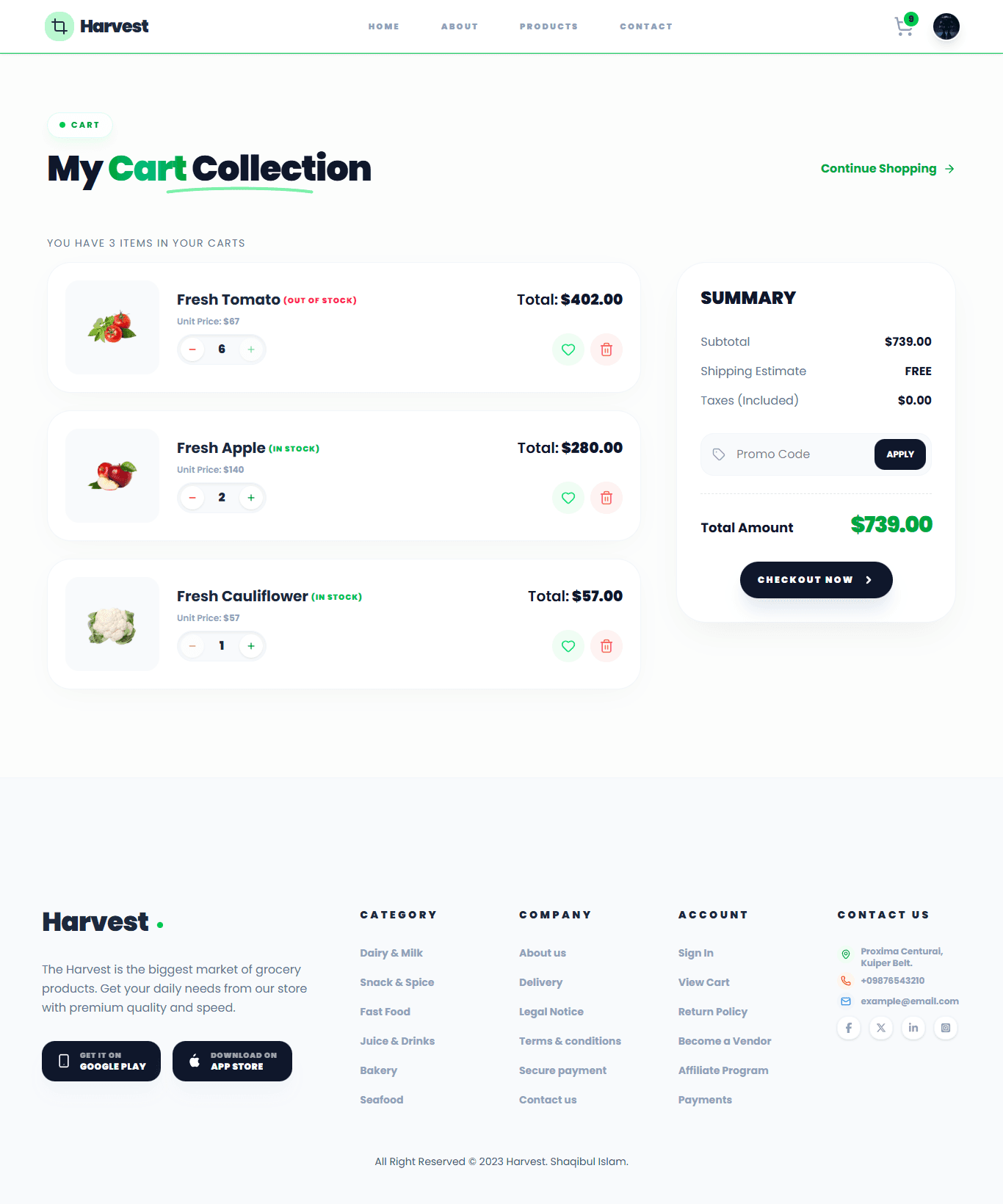 Harvest - Premium Organic E-Commerce Platform screenshot 5